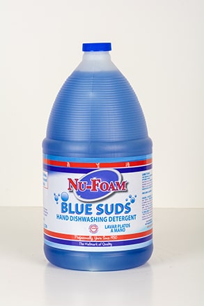 nu-foam blue suds hand dishwashing detergent